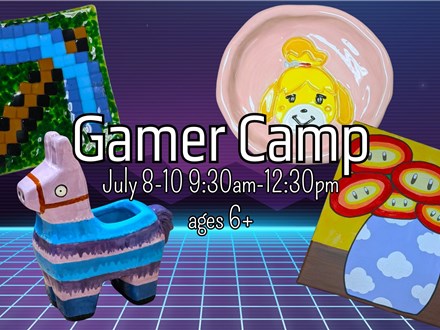 Gamer Summer Art Camp 2025: Week 1 AM Session