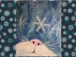 winter whiskers canvas