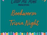 Bookworm Trivia Night at Color Me Mine Princeton - September 27th