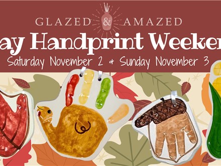 Clay Handprint Weekend! November 2024 