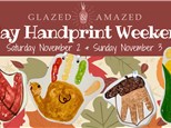 Clay Handprint Weekend! November 2024 