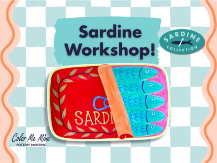 Sardines Plate Workshop! Sunday August 10th 2025