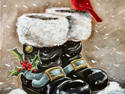 Coming To Town Canvas Paint and Sip