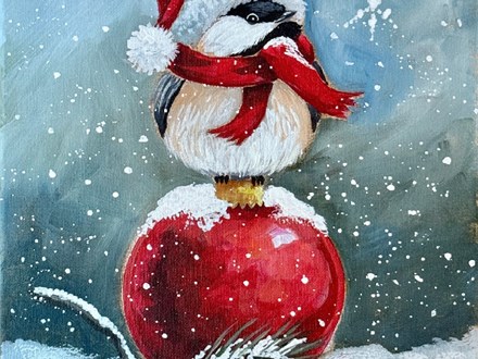 Tiny Tidings Canvas Paint and Sip