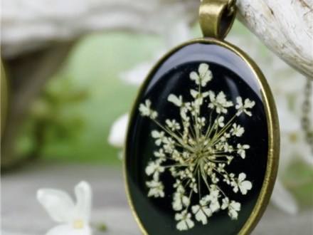 Resin Flower Jewelry