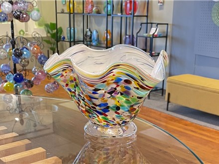 Fluted Bowl Blown Glass Experience - August (FULL) or September (FULL) -Please Read Overview