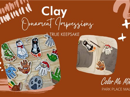 Clay Impression Ornaments: 2025