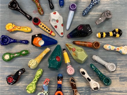420 Paint Your Own Pipe Party, Saturday, 4/20, 6-8pm