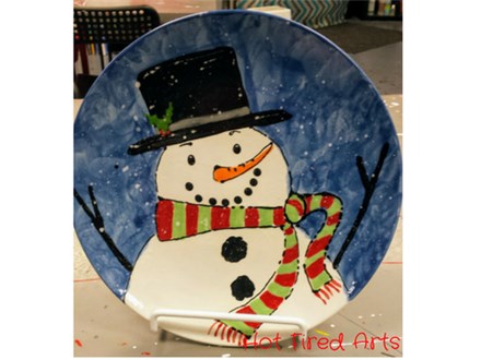  Kids Night: Snowman Plate