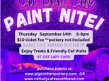 Paint Nite At "The Cat Lady Cafe South Bend!" September 14th 6-8pm