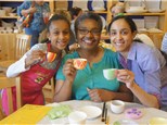 "Early" Mother's Day Tea Party . .. Painting & Candle Making, Sunday, May 7th: 9:00am-noon