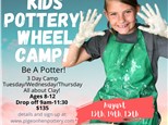 Kids' Pottery Wheel Camp August 13th, 14th, 15th