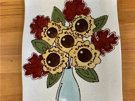 Sunflower Painting Technique Class