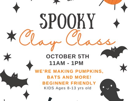 Kids Halloween Clay Class!