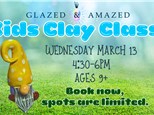 Kids Clay Class! March 2024