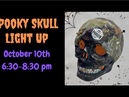 Spooky Skull Class at TIME TO CLAY