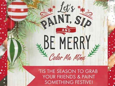 Paint, Sip & Be Merry! Friday December 5th!