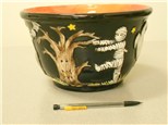 Paint a "Trick or Treat" bowl at Ready, Paint, Fire