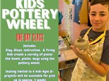 Kids Pottery Wheel One Day Class Friday 12/30