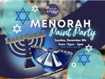 12.8.24 MENORAH PAINT PARTY - Color Me Mine Studio City