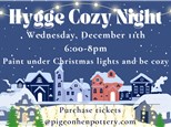 Hygge Cozy Night: Paint Under Christmas Lights