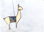 DIY Stained Glass Llama
