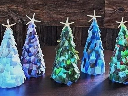 Light Up Sea Glass Tree Workshop, Wednesday April 24th, 6:30-8:30pm