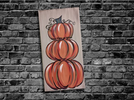 "Pumpkin Stack" 10x20 Canvas Class Ages 10+ 11/9/24