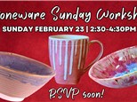 Stoneware Sunday Workshop! February 2025