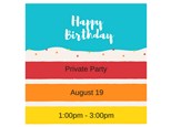 Happy Birthday - Private Paint and Sip - Aug 19