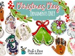 Christmas Clay Ornaments (2024 Makeup Sessions)