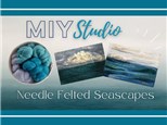 Needle Felted Seascape