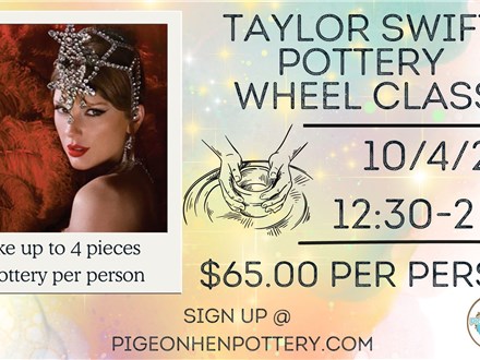 Taylor Swift Pottery Wheel Class