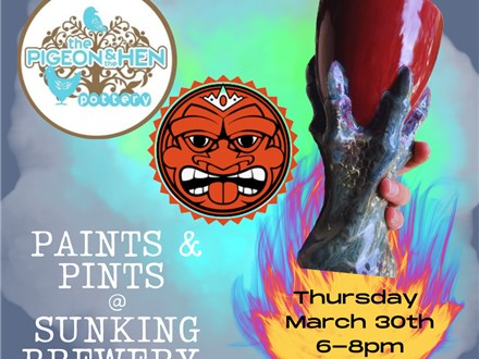 Paints & Pints "Dragon Claw Goblet" March 2023