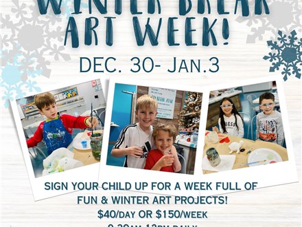 Winter Break Art Camp 2024 - Full Week