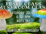 Fused Glass Mushroom Class! July 2025