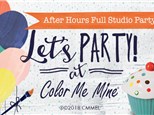  Private Party At Color Me Mine Maple Grove- Full Studio Rental
