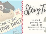 Little's Art & Storytime 8/3 @ The Pottery Patch 