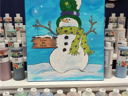 January's Kids Canvas Painting Class!