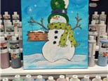 January's Kids Canvas Painting Class!