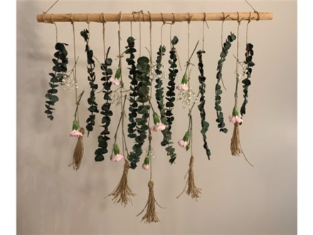 1/22 Eucalyptus & Floral Wall Hanging at Uva Wine Bar