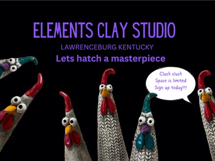  Get Crafty with Our Clay Chicken Sculpture Class! 
