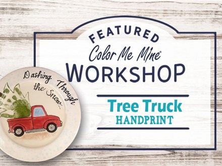 Tree Truck Handprint Keepsake - December 6
