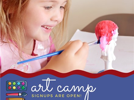 June 13th Session A 1-day Summer Art Camp 2025