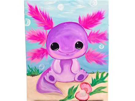 Mt. Washington Kids Axolotl Canvas - Aug 28th