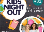 KIDS NIGHT OUT - BACK TO SCHOOL IS COOL