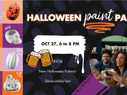 BYOB Halloween Paint pARTy - Adults Night Out OCT 27, 6PM 