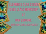 FUSED GLASS CLASS-Bird tapestry project March 23rd (2-4PM)  @ OAK & MO0RE