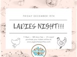 Ladies Night December 2019