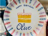 Birthday Plate or Holiday Platter Class - September 30th - $15